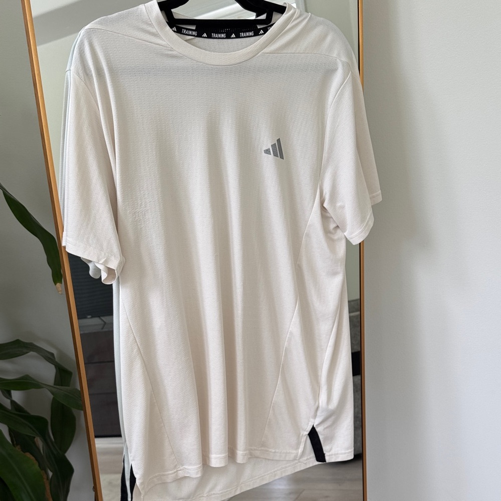 Adidas Men's Classic Cream Athletic Top, dry fit